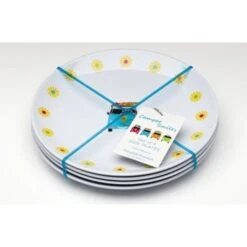Flamefield Camper Smiles Dinner Plate Set Of 4 CAM406