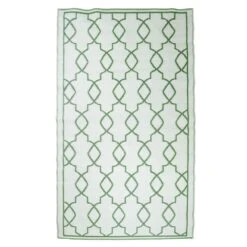 Leisurewize Vintage Outdoor Rug (Green/White) - 120cm X 180cm (Medium)GW372