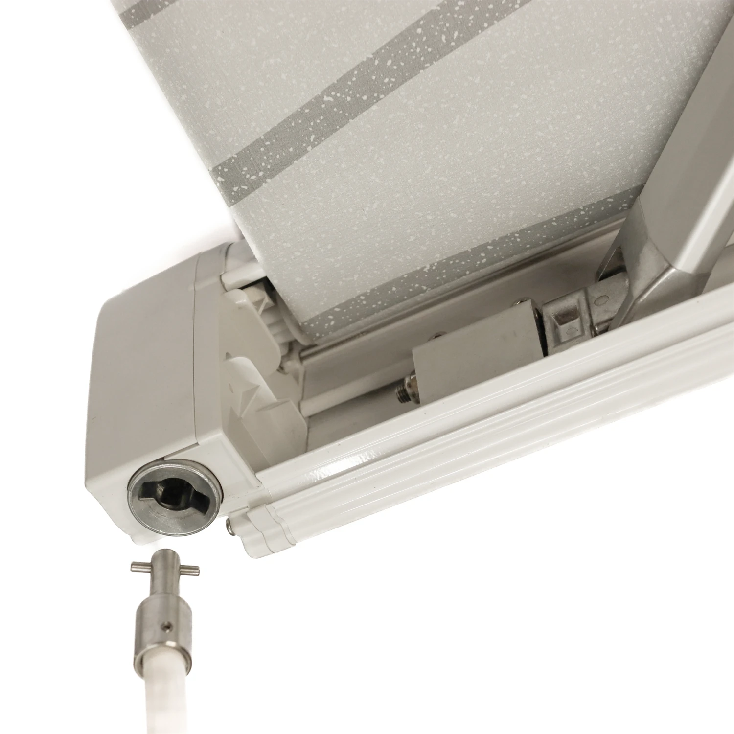 AVAILABLE INSTORE ONLY Gardenwize Full Aluminium Patio Cassette Awning Manual Wind Out Blind 400cm WIDE With A Projection Of 250cm Depth GW40250 - Image 7