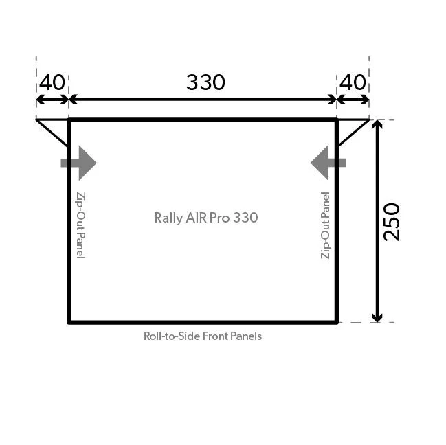 Dometic (Kampa) Rally 330 Pearl Grey AW0003 9120000038 2022 - Image 4