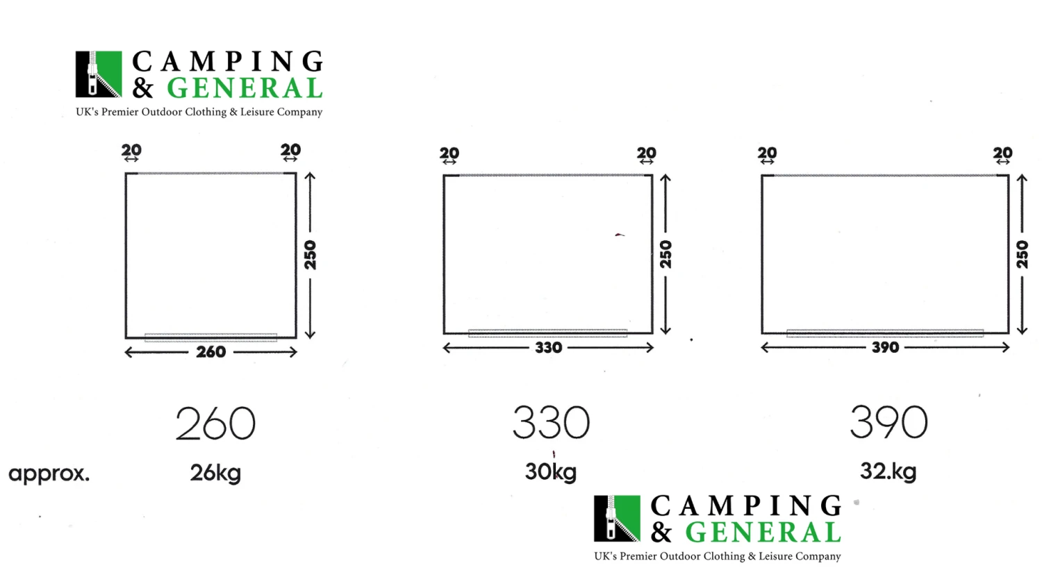 Telta Pure 330 Inflatable Caravan/Motorhome Awning AW0002 - Image 4